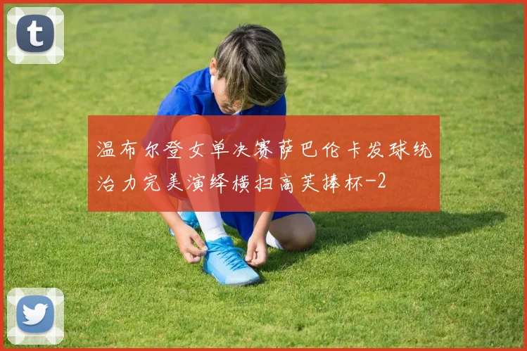 温布尔登女单决赛萨巴伦卡发球统治力完美演绎横扫高芙捧杯